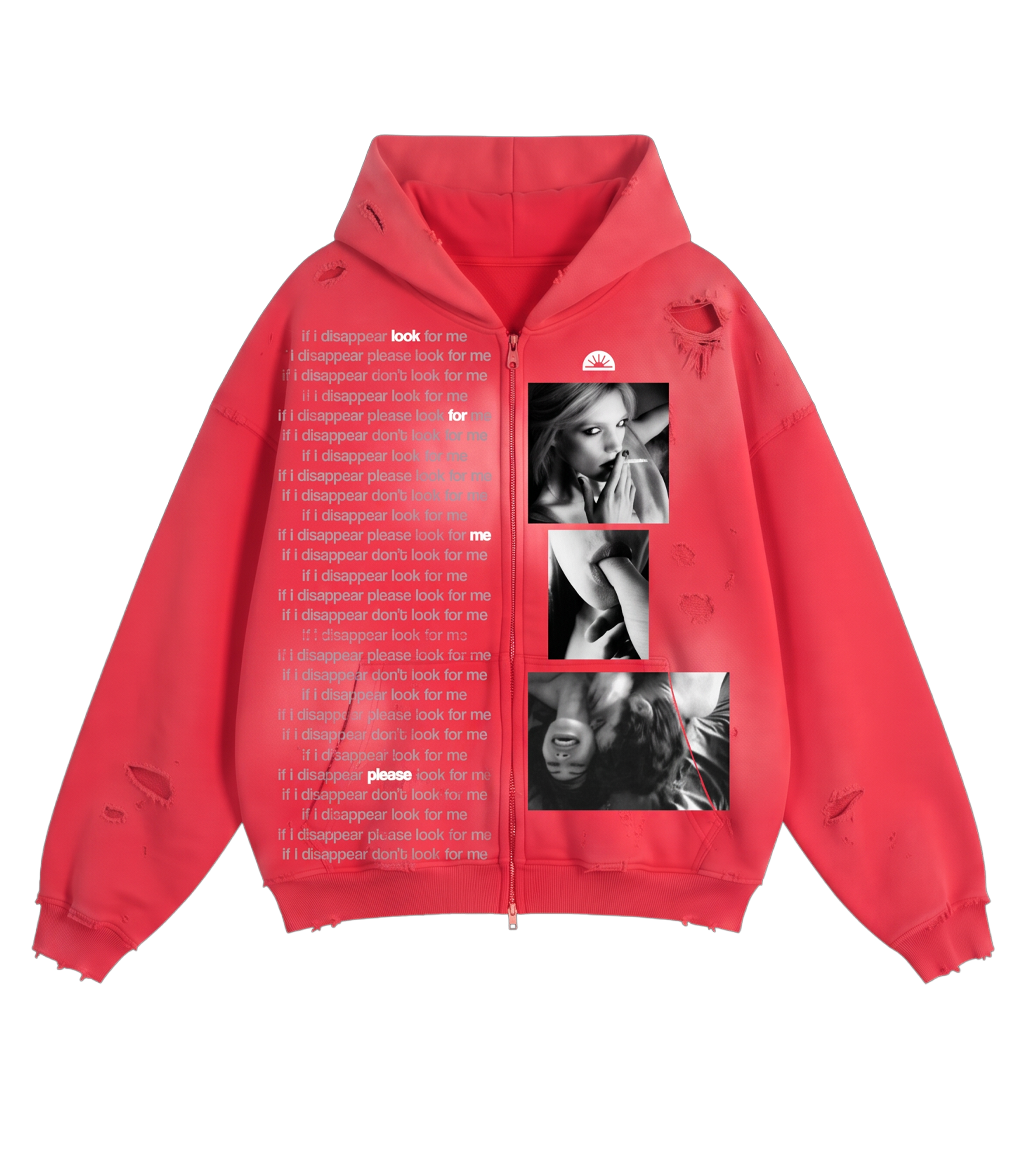 Daniella - Washed Red Hoodie
