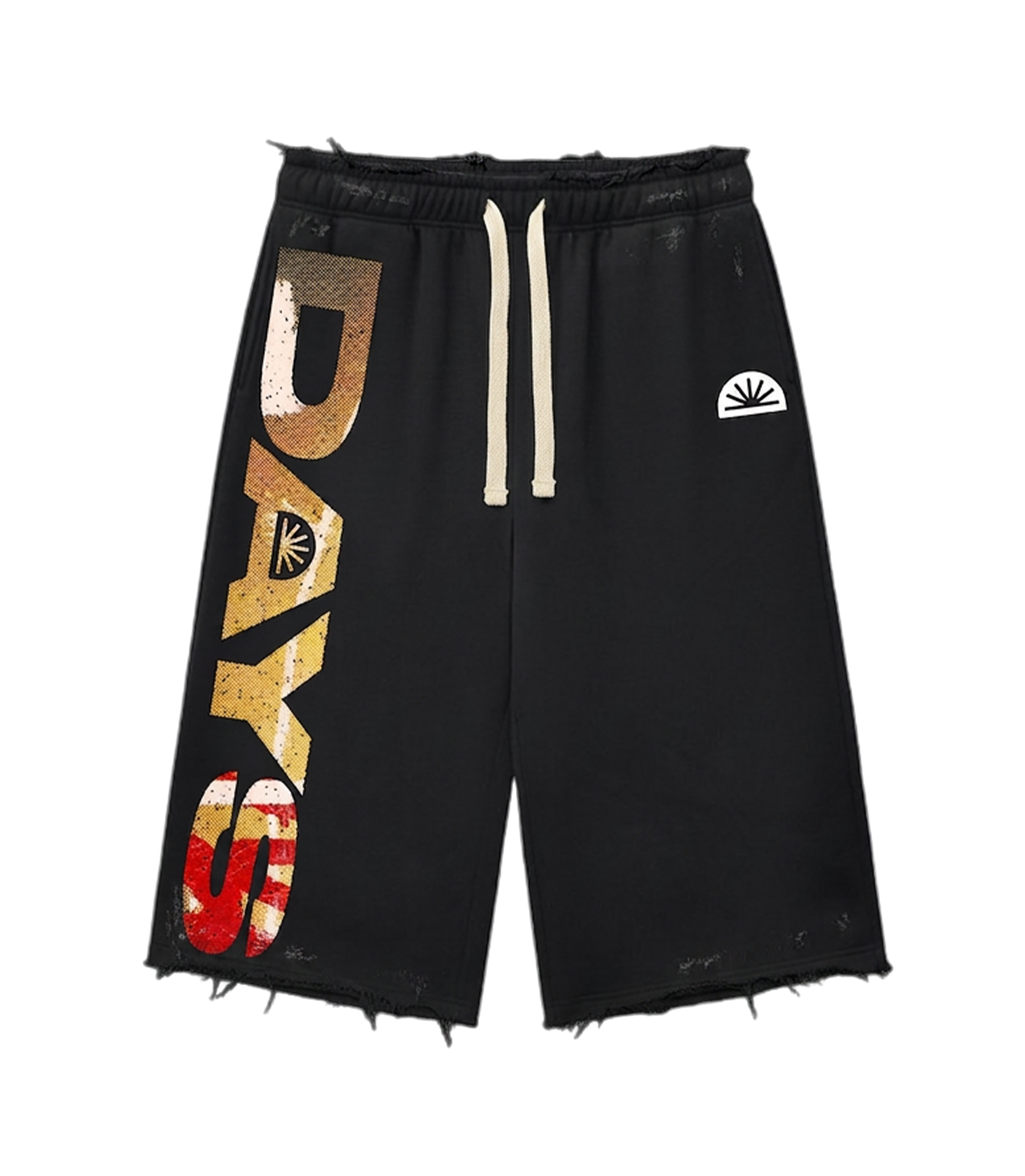 Natasha - Black 3/4 Sweatpants